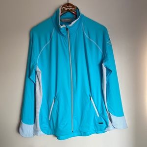 Sunice running/athletic/golf jacket teal size XL women’s.